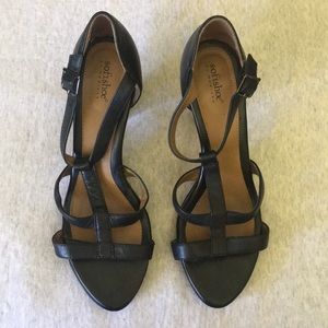 Black heeled sandals (BAG 5)